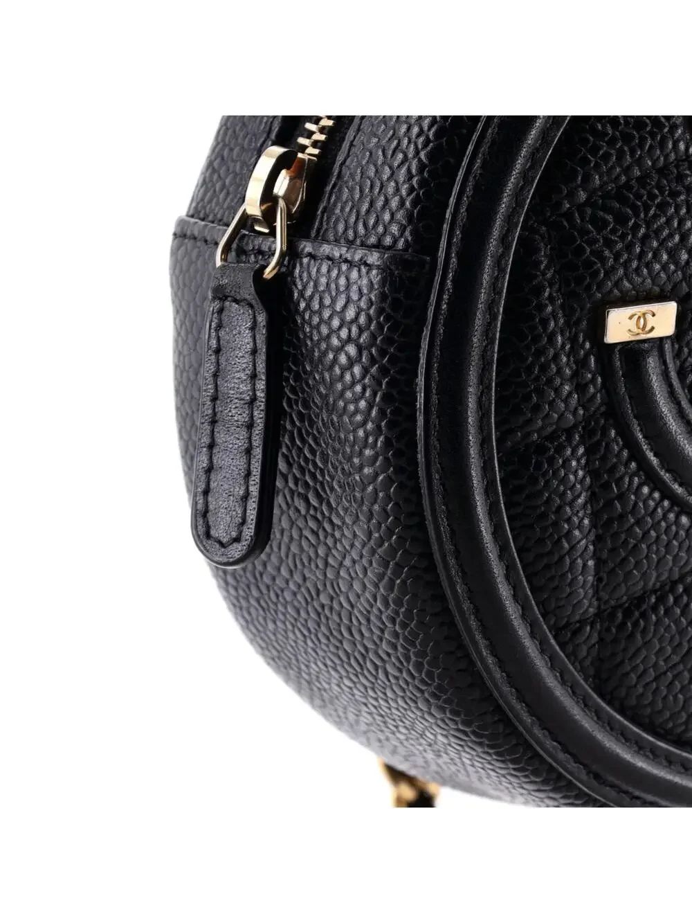 Chanel Filigree Round Clutch With Chain #285332C29B